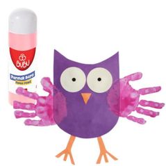 Набор для творчества BuBu PAR019 Vopsea roz pentru pictură cu degetele, 250 ml