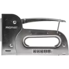 Степлер строительный Profmet 305625 Capsator manual din otel pentru 5 tipuri de capse, cu capse 500buc