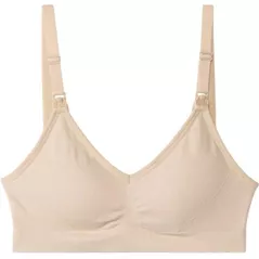 Sutien pentru alaptat Premaman HADBAD-BGC-T02 Sutien pentru alaptare fara cusaturi Bej, marimea 2