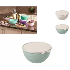 Салатница Бытпласт 45635 Сu capac Phibo 24,5cm 2,8l