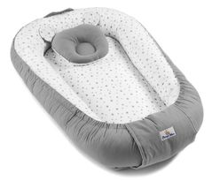 Cocon pentru bebelusi PernaMea Babynest Stele Gri (PM.100927/6)