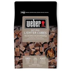 Товар для пикника Weber Aprinzator solid Cuburi Ecologice 48 buc.