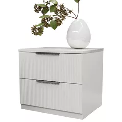 Noptieră Bayro Murano 550x500x450 МДФ 18мм Positano белый мат