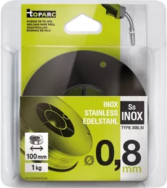 Проволока сварочная GYS 086616 Ø 100 мм, нержавеющая сталь, Ø 0,8, 1 кг