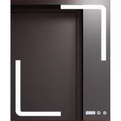 Зеркало для ванной Bayro Edge 700x800 LED touch, подогрев, часы, термометр