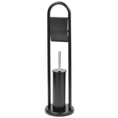 Держатель бумаги Hydro S 0430061 + perie WC cu suport, negru