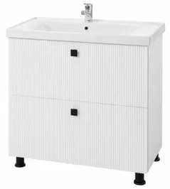 Dulap pentru lavoar Mashtab 12136 Toledo (Sava) cu 2 sertare 600x470x850 Alb