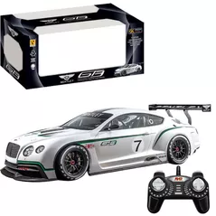 Радиоуправляемая игрушка RC Cars 866-1817B Bentley GT3 1:18 cu telecomandă și baterie de 4.8V