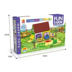 Конструктор ToyMall 004173 magnetic 39 buc