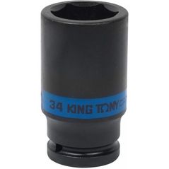 Set de tubulare, bite, duze King Tony 643534M Cheie tubulară de impact adâncă 3/4" 34mm