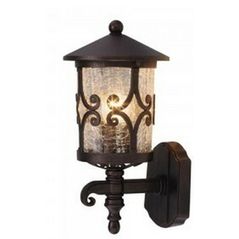 Светильник уличный Vivalux VIV004233 JARDIN, pe perete, E27, direcționat în sus, cafea