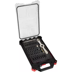 Set de unelte de mână Milwaukee 4932498721 Set 38 buc filiere si tarozi PACKOUT™, HEX-LOK™, maner 2-in-1