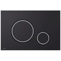 Buton rezervor WC Alcaplast M778 пластик черный/хром