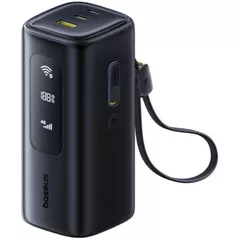 Аккумулятор внешний USB (Powerbank) Baseus E0025701, EnerGeek GX11 MiFi, Cosmic Black