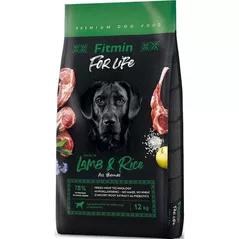 Корм для питомцев Fitmin NEW dog For Life lamb & rice - 12 kg