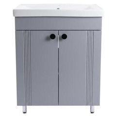 Шкаф под умывальник Mashtab 12181 Palma (Sava) cu 2 uși 650x470x850 Gri mat