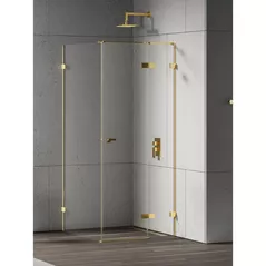 Cabină de duș New Trendy Eventa Gold Shine Rectangular R 100x100x200 cm 8mm EXK-4734