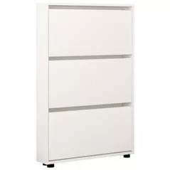 Полка для обуви Mobildor-Lux Leo Slim 90x16x125H cm White
