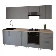 Мебель для кухни Smartex (30155) K4 260сm Grafit