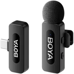 Microfon Boya BY-V10 V2, Type-C Jack, Black