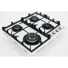 Plită încorporabilă pe gaz Wolser WL-KF 6400 White Glass FFD