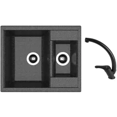 Мойка кухонная со смесителем Dr.Gans Astra 620K + SanDonna F 1069 negru