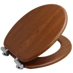 Capac WC Bisk 08221 cu microlift MDF, stejar