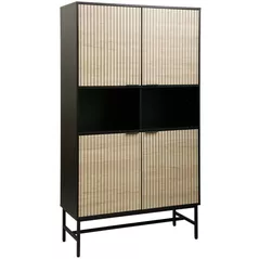 Dulap de birou Deco Merlin Plus 100x50x184H Oak/Black