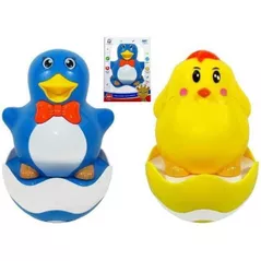 Jucărie muzicală Promstore 36198 Игрушка музыкальная Неваляшка (цыпленок/пингвин)