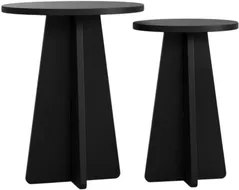 Журнальный столик Trendy Грибной 2, черный, набор