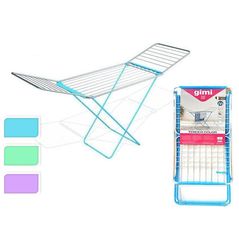 Uscător de rufe Gimi 51267 Tender Color 20m XXL, aluminiu/otel