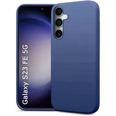 Husă pentru smartphone Helmet Liquid Silicone Samsung S23FE, Blue