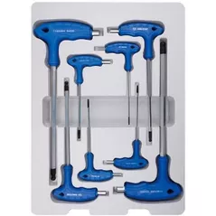 Набор ручных инструментов King Tony 22108MR набор L-образных ключей HEX с ручкой 2-10мм, 8 пр.