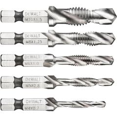 Burghiu DeWalt DT50060-QZ Set de burghie metal p/u filet IMPACT (M4, M5, M6, M8, M10)