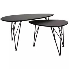 Măsuţă cafea Deco Anais CT-2010 (2 măsuțe) Black