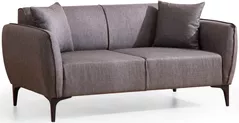 Диван Trendy Belissimo Gri inchis (2 locuri)