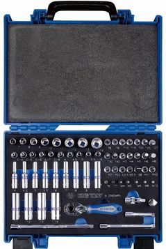 Set de unelte de mână King Tony 2565MRV набор 1/4" головок 6 гран., вставок бит и принадл., 65 пр. (FOAM) в кейсе
