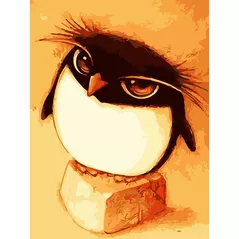 Картина по номерам Richi 02089 Penguin 30x40