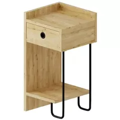 Noptieră Trendy Sirius Left, Stejar v2, 32x61x30cm (GTR001510)