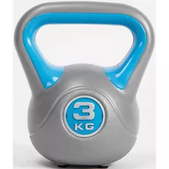 Ganteră LiveUp 41475 Kettle Bell 3.0kg, LS2047/03/BU
