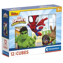 Пазл Clementoni Cuburi Spidey si prietenii lui,, 12 buc. (41198)