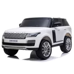 Mașină electrică pentru copii Kids car 8130030-2ARwhite LAND ROVER RANGE ROVER