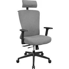 Fotoliu de birou Deco Orco-Plus Grey Stofă P056A