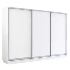 Шкаф Mobildor-Lux Fox uși glisante din PAL (340x60x200H cm) Alb