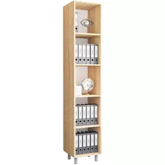 Офисный шкаф Mobildor-Lux Открытый шкаф Office-3 (40x38x210H см) Sonoma