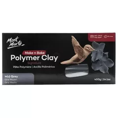 Set de creație Mont Marte MMSP6412 Argila polimerica 400g Mid Grey