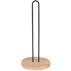 Accesoriu pentru bucătărie Bisk 08235 Suport p/u prosoape de bucatarie, negru/lemn
