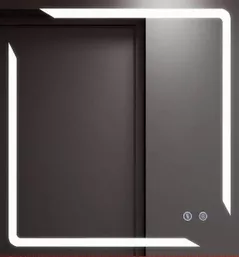 Зеркало для ванной Bayro Smart 700x800 LED touch c подогревом