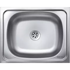 Мойка кухонная Sanitec раковина S404S сатинированная 40x50-0,4(430)