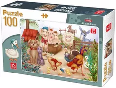 Пазл Trefl 076502 Animale de circ, 100elem